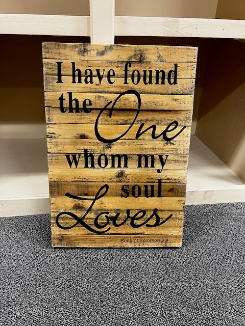 I have found the one sign.